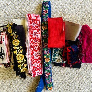 Lot of Vintage Trims & Embroidery